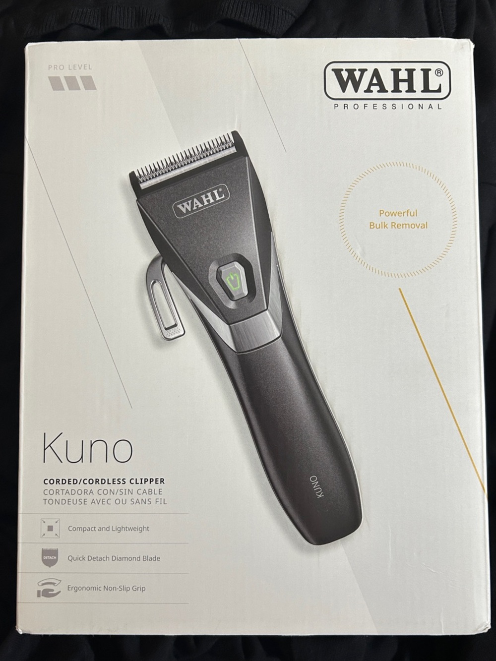 Brand New in Box German made Wahl Kuno Corded/Cordless Clipper
